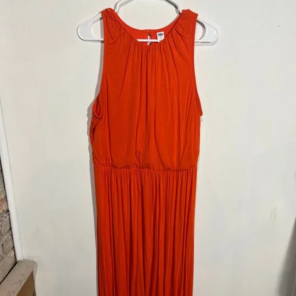 old navy orange maxi dress Embrace the Sun in Style: Old Navy Maxi Dress | Vibrant Orange-Red